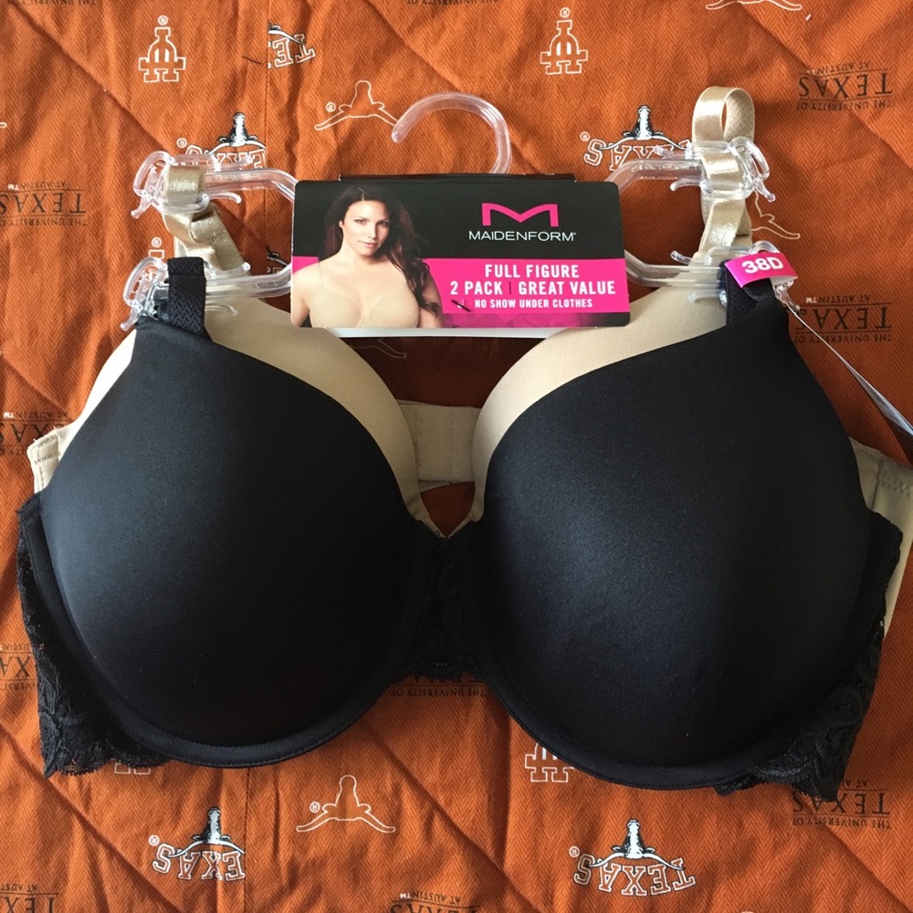 38D Full Coverage Lightly Lined Bra Duo